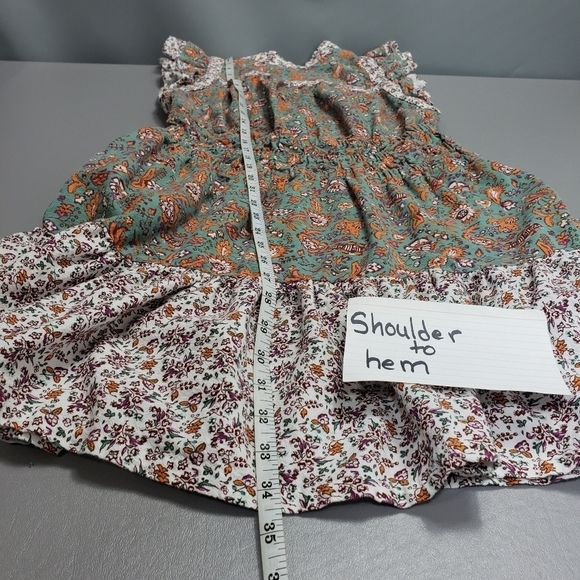 Universal threads floral dress with ruffles and pockets women's size XS - Picture 10 of 11